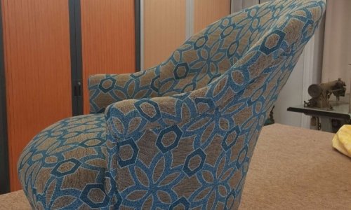 réfection fauteuil Roquemaure vue de profil