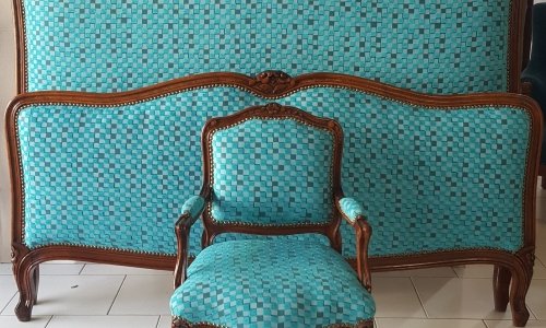 Ensemble tête de lit + chaise par Le confort d'autrefois Roquemaure