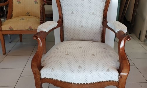 Fauteuil Louis Philippe restauré à Roquemaure