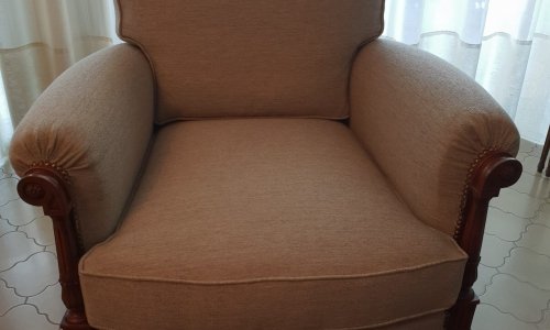 Rénovation fauteuil bergère à Roquemaure